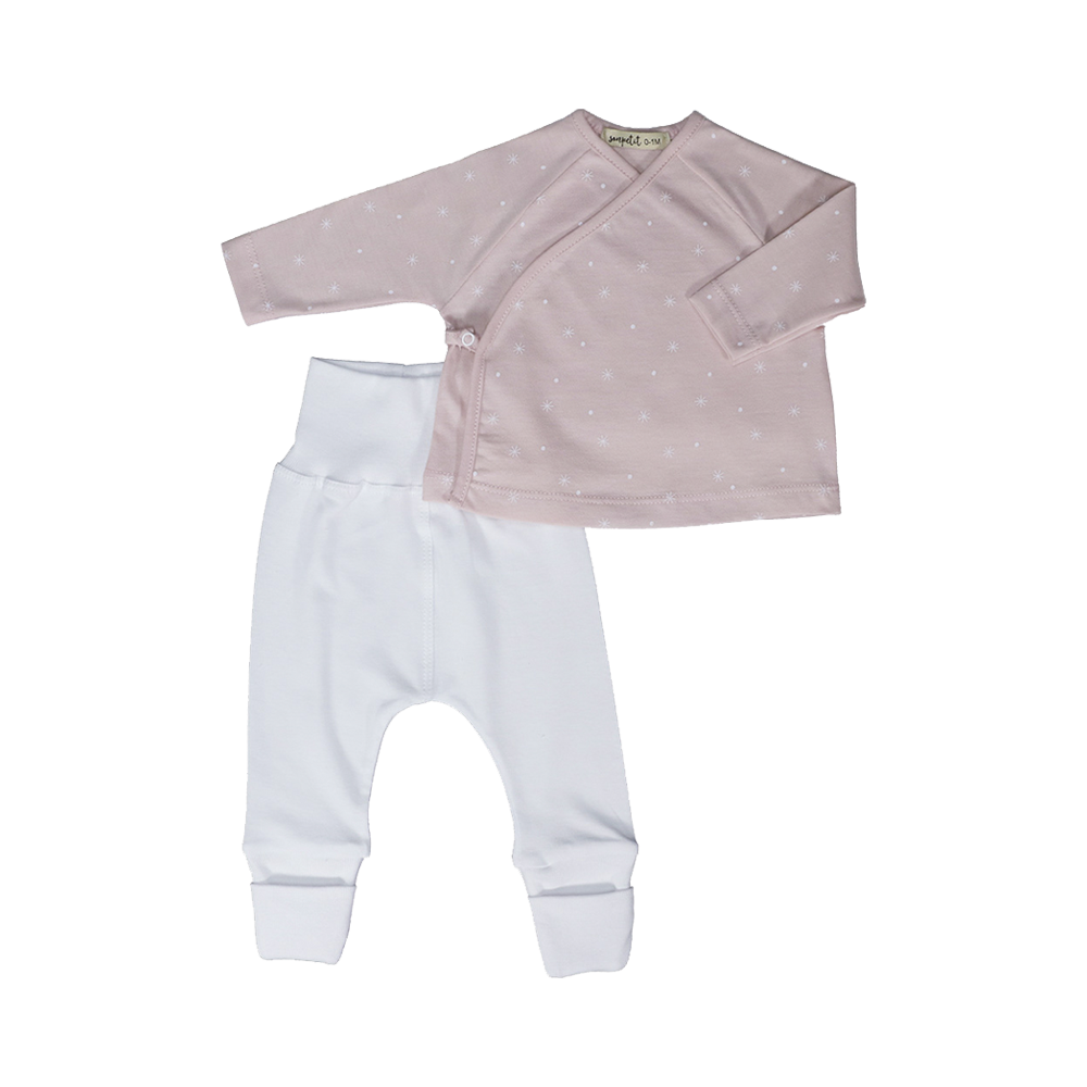 Brassière + pantalon à pieds Cielo Rosa — Sonpetit