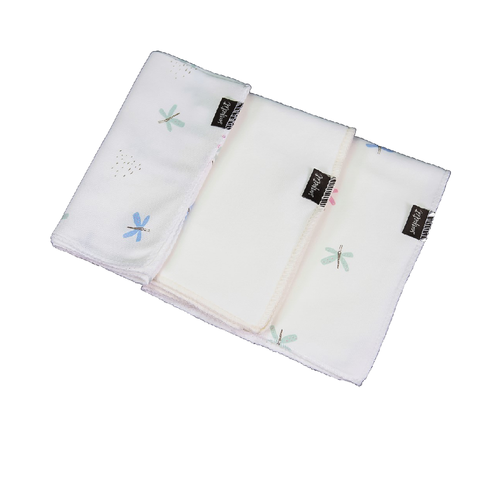 Lot de lingettes Libélulas Coton biologique — Sonpetit