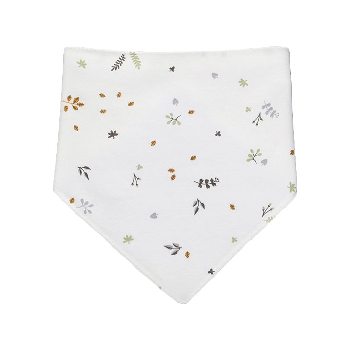 Bavoir bandana Hojas Coton biologique — Sonpetit