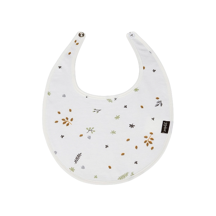 Bavoir Hojas Coton biologique — Sonpetit