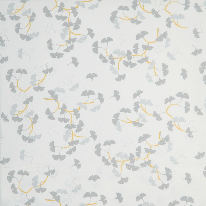 Sapin ng Sanggol Ginko Gris Organikong Cotton — Sonpetit