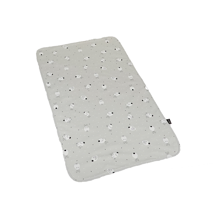 Wickelauflagen-Handtuch Rabbit Gris Wasserdicht — Sonpetit