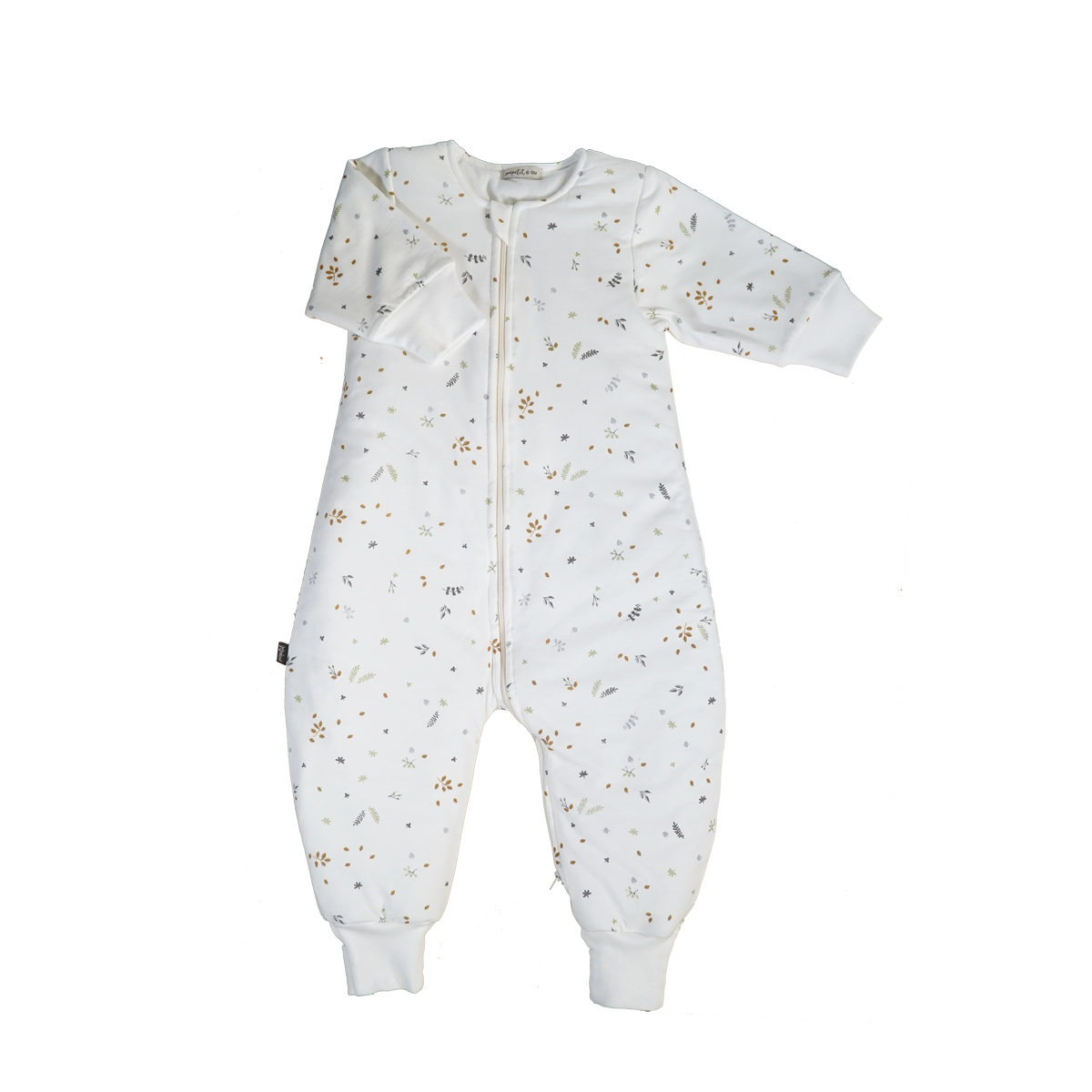 Pajamang Sako Pantulog Hojas T 6-18 Organikong Bulak — Sonpetit