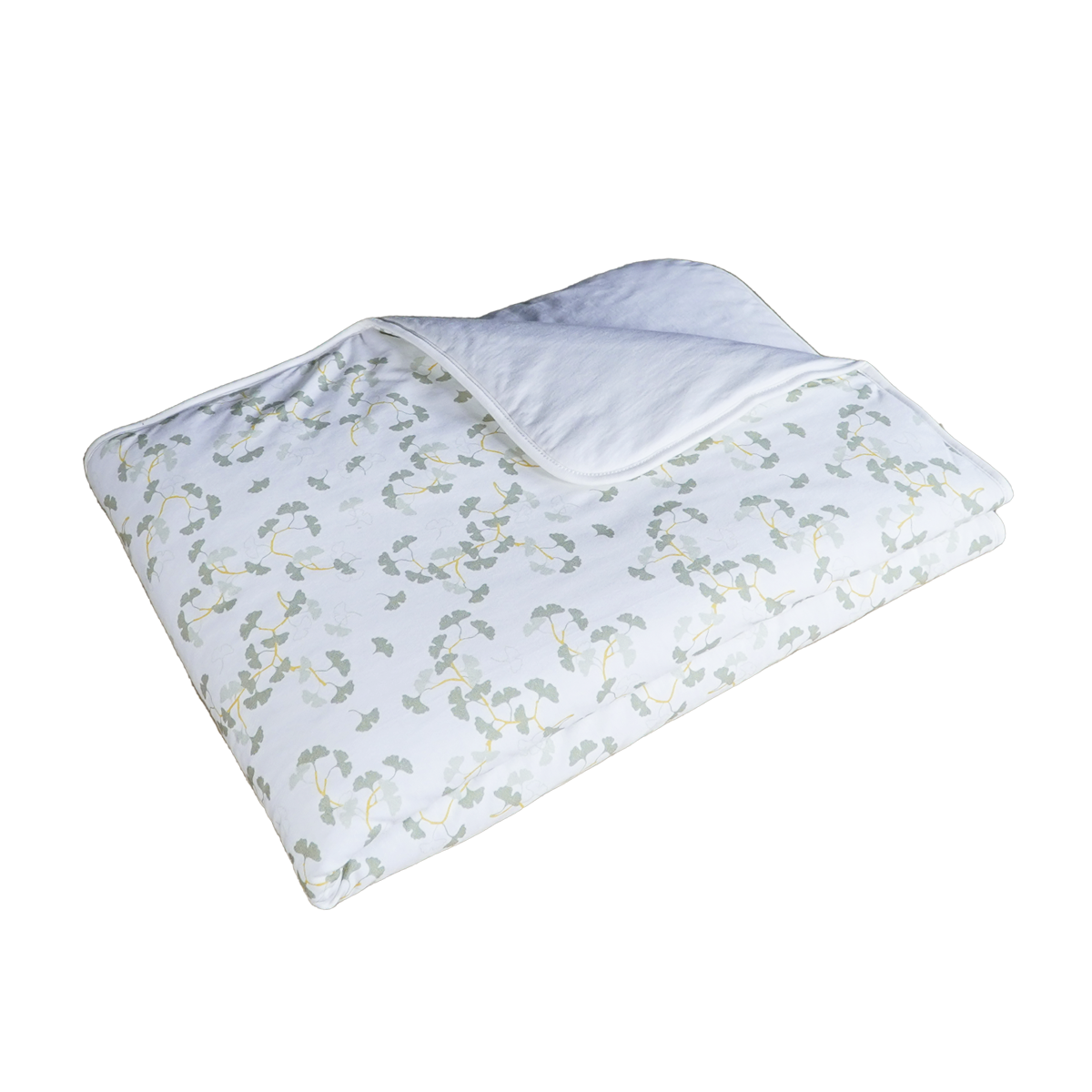 Decke Ginko Verde Bio-Baumwolle — Sonpetit