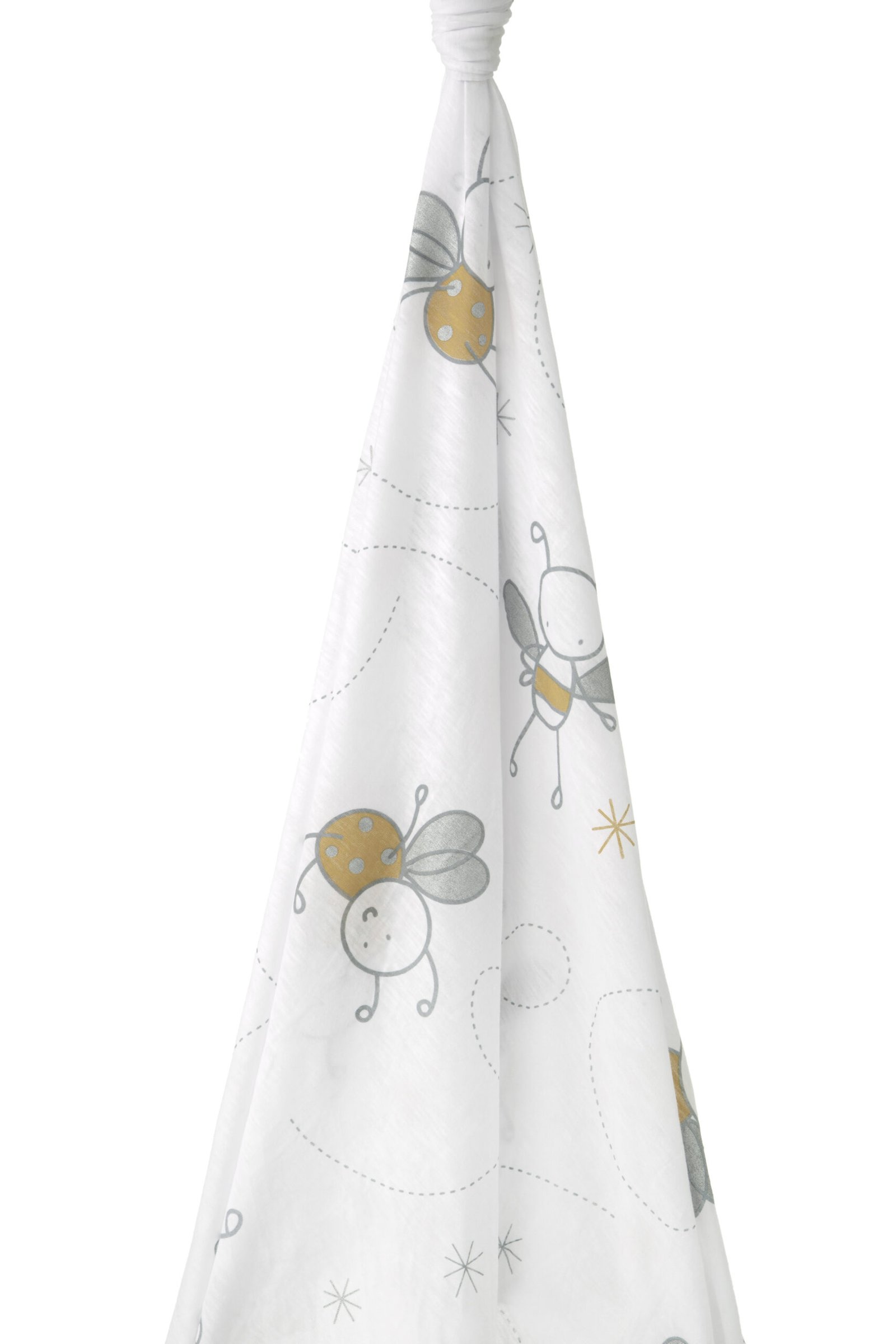 Mousseline en coton Petite abeille Beige — Sonpetit
