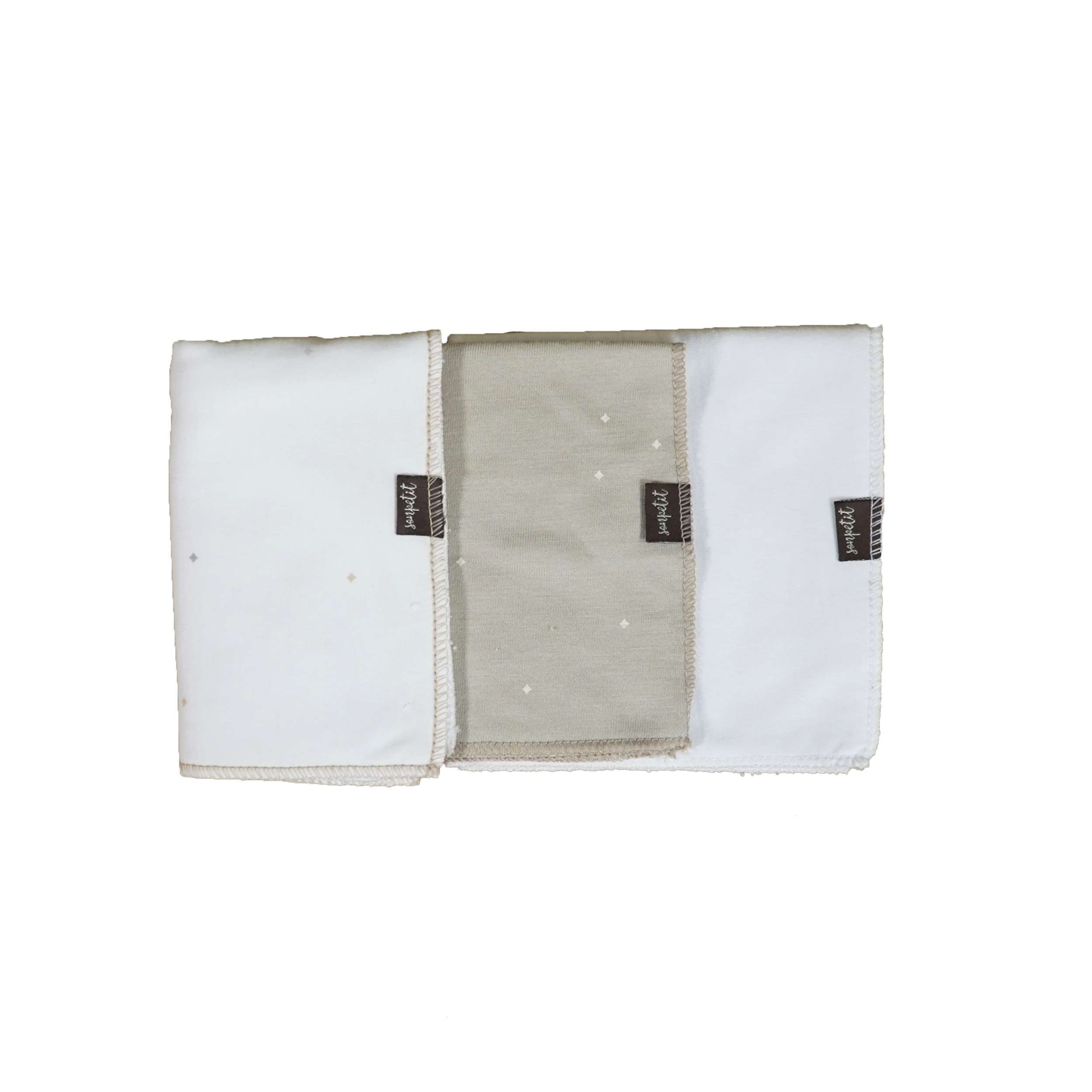 Pack Toallitas ROMBO Gris Beig — Sonpetit