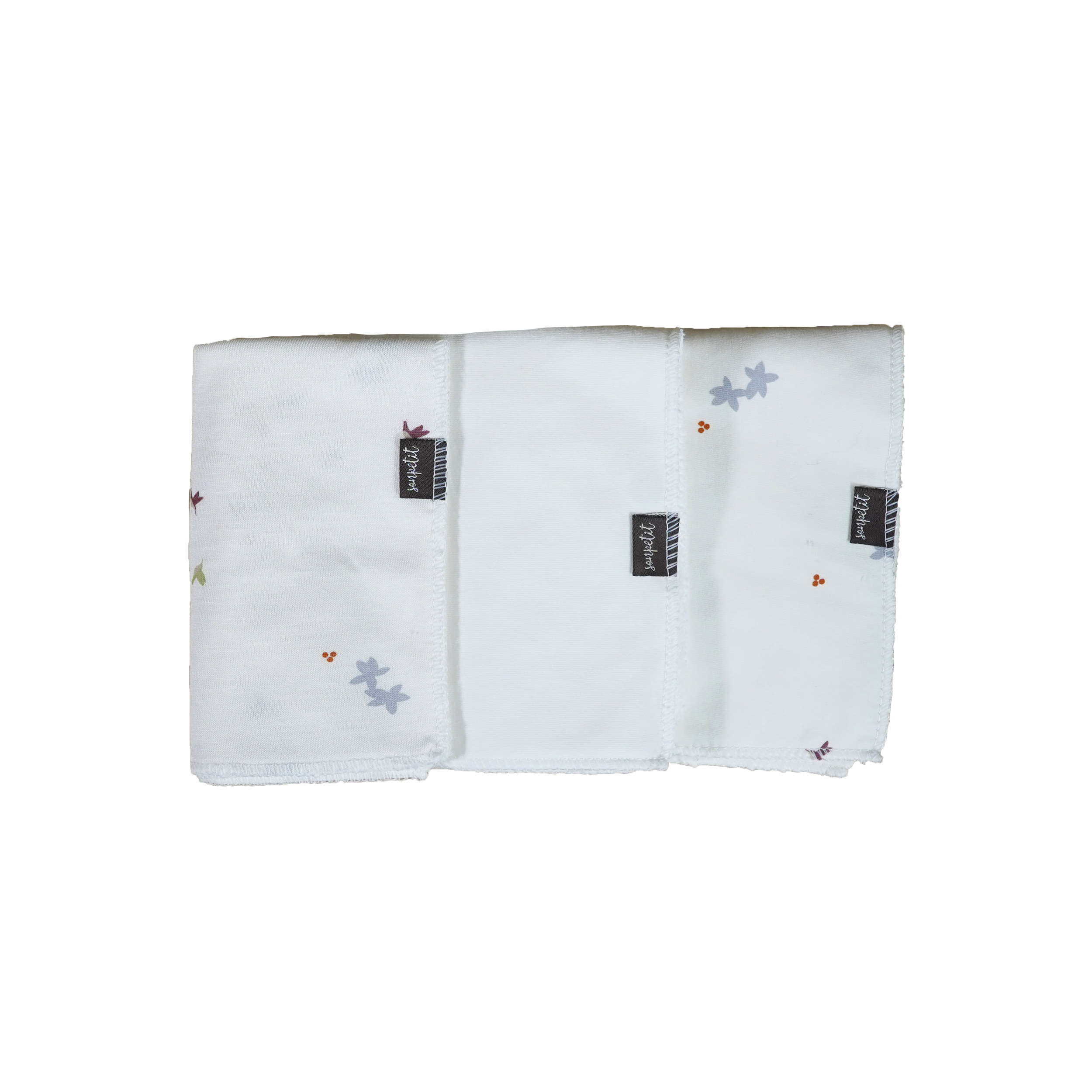 Lot de lingettes Colibrí Coton biologique — Sonpetit