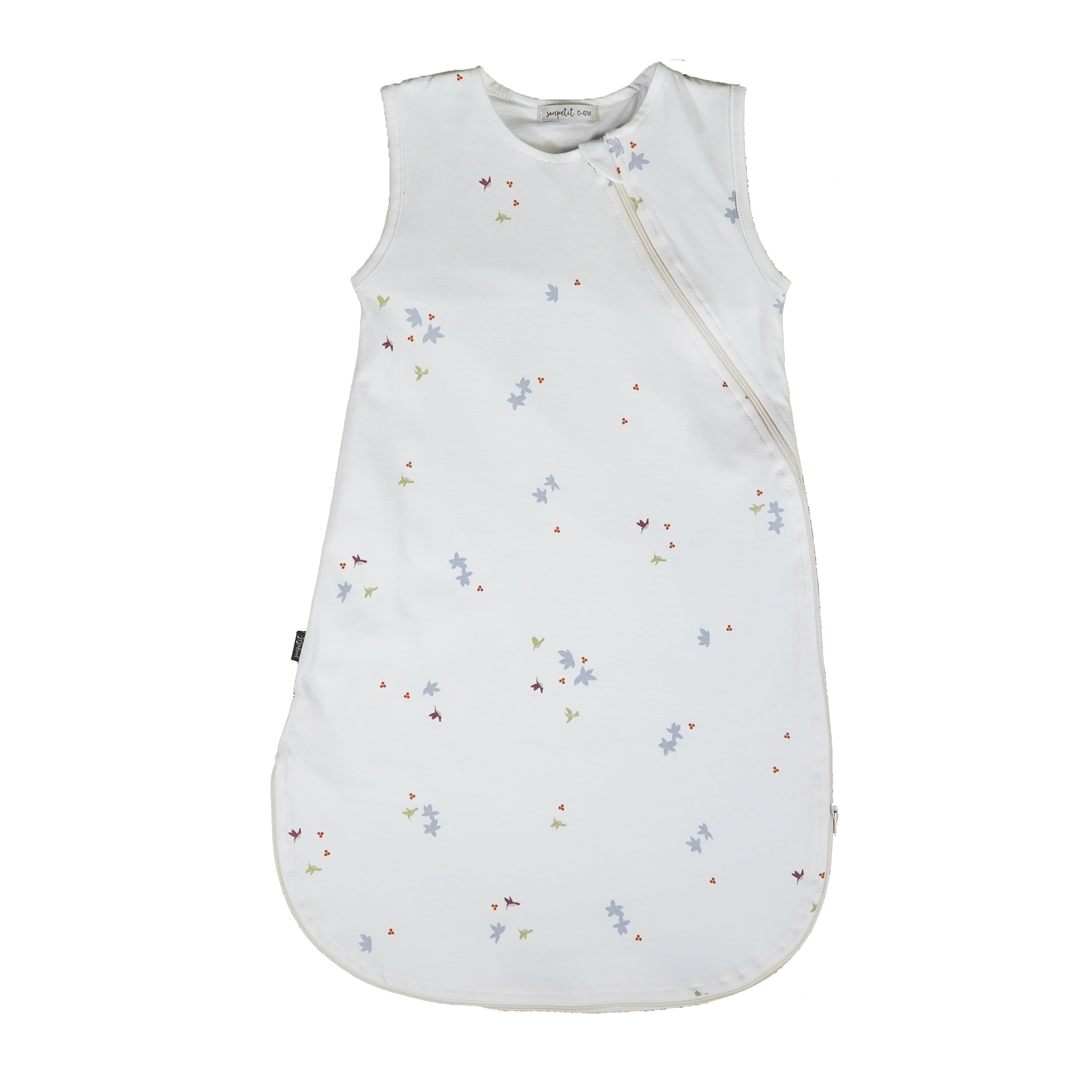 Sommer-Schlafsack-Pyjama Colibrí T 0-6 Bio-Baumwolle — Sonpetit